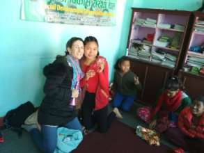 Donor LEILA is distributing CHRISTMAS GIFTS to all