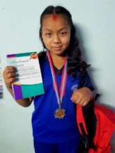 DOLMA, class-4 awarded MEDAL at school on GPA 3.26