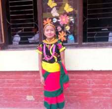 SRIJANA,class-4 ready for dance on Parent's-Day