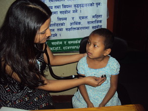 Children at Regular Health Check-up.