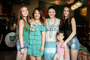 Having fun at our Hawaiian Party!