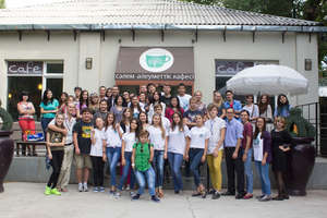 Everyone enjoying our recent Open House event