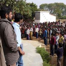 Sarfaraz (first left) at the Sports meet