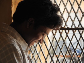 Kedar on his last day at Ahirwani Satellite