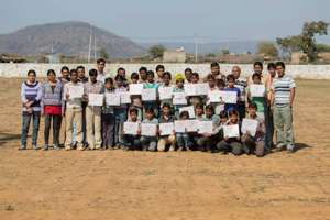 Winners and runners up of the Cricket tournament