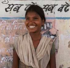 Joyful Kasmita at the Satellite School