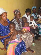 Women and Children at a Hospital in the Upper West