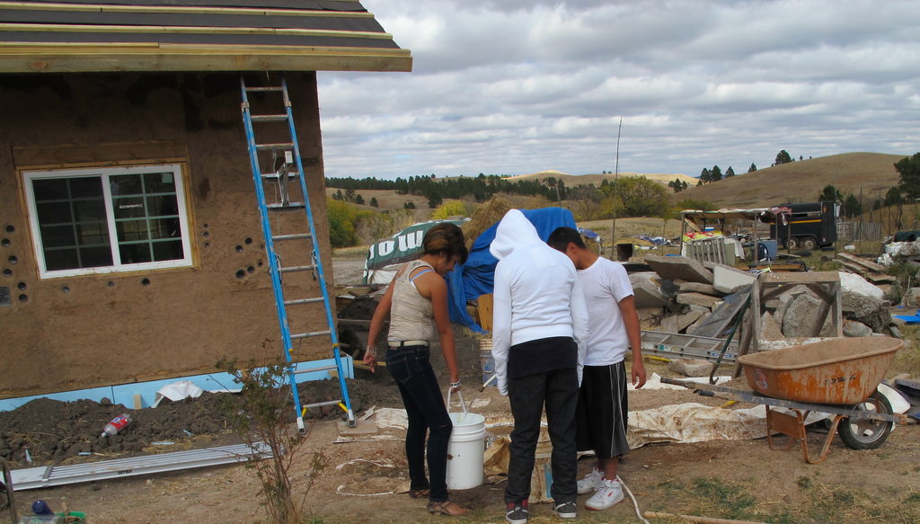 Training Lakota Youth in Sustainable Home Building