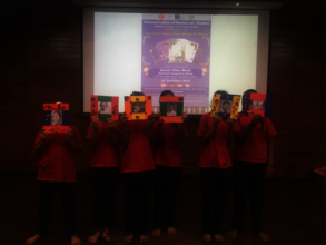 Frames made by Udaan Beneficiaries at NCPA Hall.