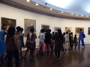 Entering the art world at Jehangir Art Gallery