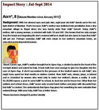 Aditi's story...