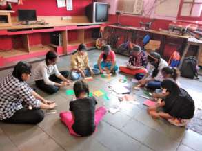 Art and Craft activity for Udaan Beneficiaries.