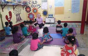 Yoga classes with Cindy