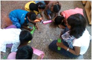 Participating in confidence development session!