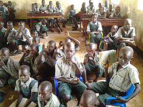 Pupils from Two River Banks Primary School