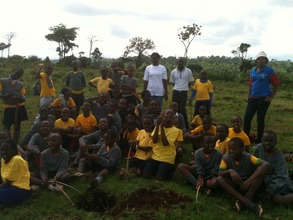 Students participate in tree-planting