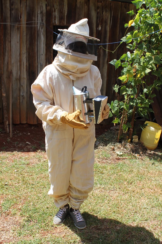 Lead beekeeper, Miriam