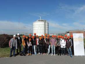 Interns visiting the Peak Shaving Plant, Bs As