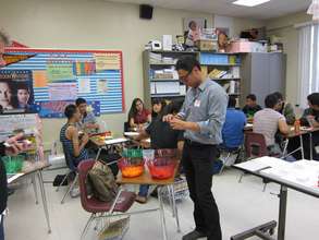 Students Engaged in the Lego Activity