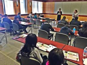 NFTE students in a finance lesson at Union Bank