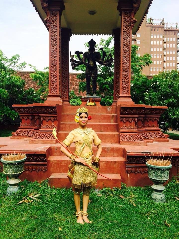 A student prepares for her exam performance piece