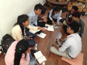 Scholarship Students at Workshop - April 2014