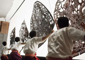 Learning traditional shadow puppets