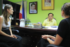 Courtesy meeting with Tolosa Municipal Mayor