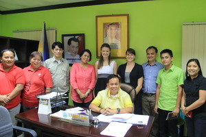 CJFI & GG officers with Tolosa Mayor and key staff