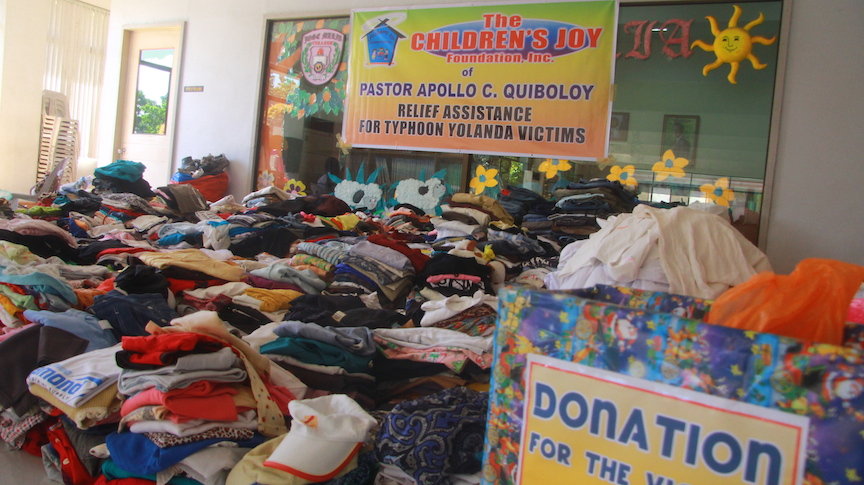 Food for Victims of Super Typhoon Yolanda