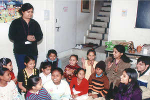 Rehabilitated children recreating