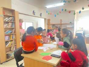 An activity post-storytelling session