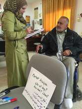 Mayor Haj Sami & accountant discuss business plan