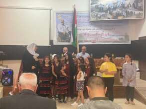 Children dressed up traditionally for the dance