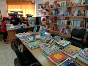 New English books donated by the Moroccan Lib Prj.