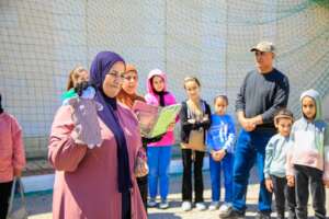 Reading Week activity in Jenin