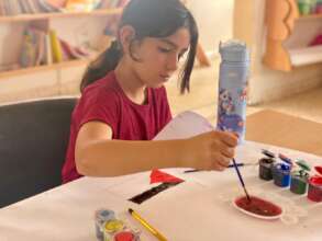 Drawing Palestine flag