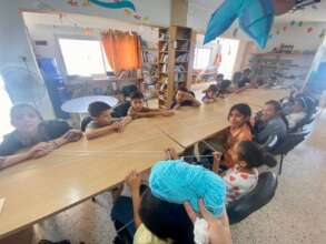 Doing spider web activity