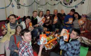 NY's celebration in Dnipro