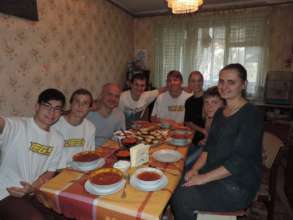 After a cooking workshop in Dnipro