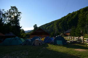 The camp site was surrounded by fascinating nature