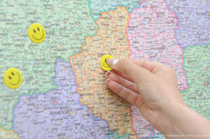 The youth clubs on the map of Ukraine