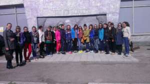 Participants of "Future's Wings" at an excursion