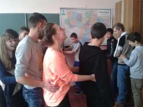 Training at the "Motivator" youth club (Kyiv)