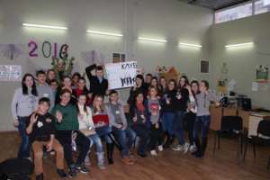 NY celebration at the "MIX" youth club (Odesa)
