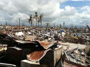 Devastation of Super Typhoon Haiyan - coastal town