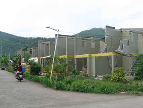 resettlement complex destroyed in Typhoon Glenda