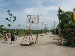 community spaces have been built by locals