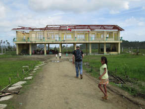 School resumes despite the damage
