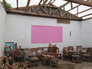 Many school buildings were damaged